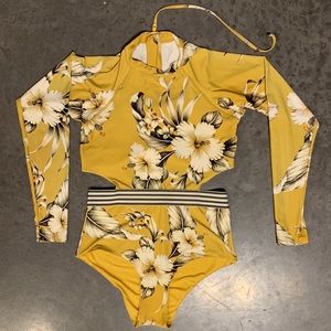 Rip Curl Island time long sleeve, mustard